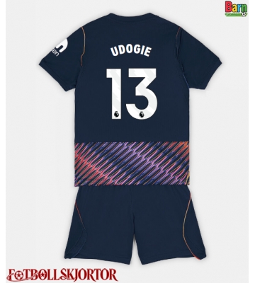 Tottenham Hotspur Destiny Udogie #13 Borta Kläder Barn 2026-27 Kortärmad (+ Korta byxor)